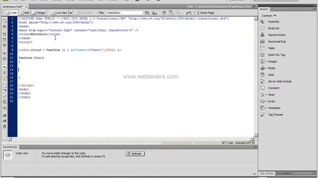Java Script SetTimeout ve SetInterval