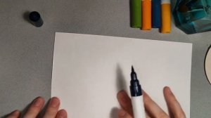 Тестируем набор акварельных маркеров Ecoline 5шт Van Gogh Museum