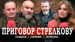 Игорь Стрелков осуждён на 4 года общего режима. Что дальше (Регинская, Полынков, Скрепник, Фёдоров)