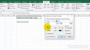 Bold Part Of Text String In A Cell In Excel