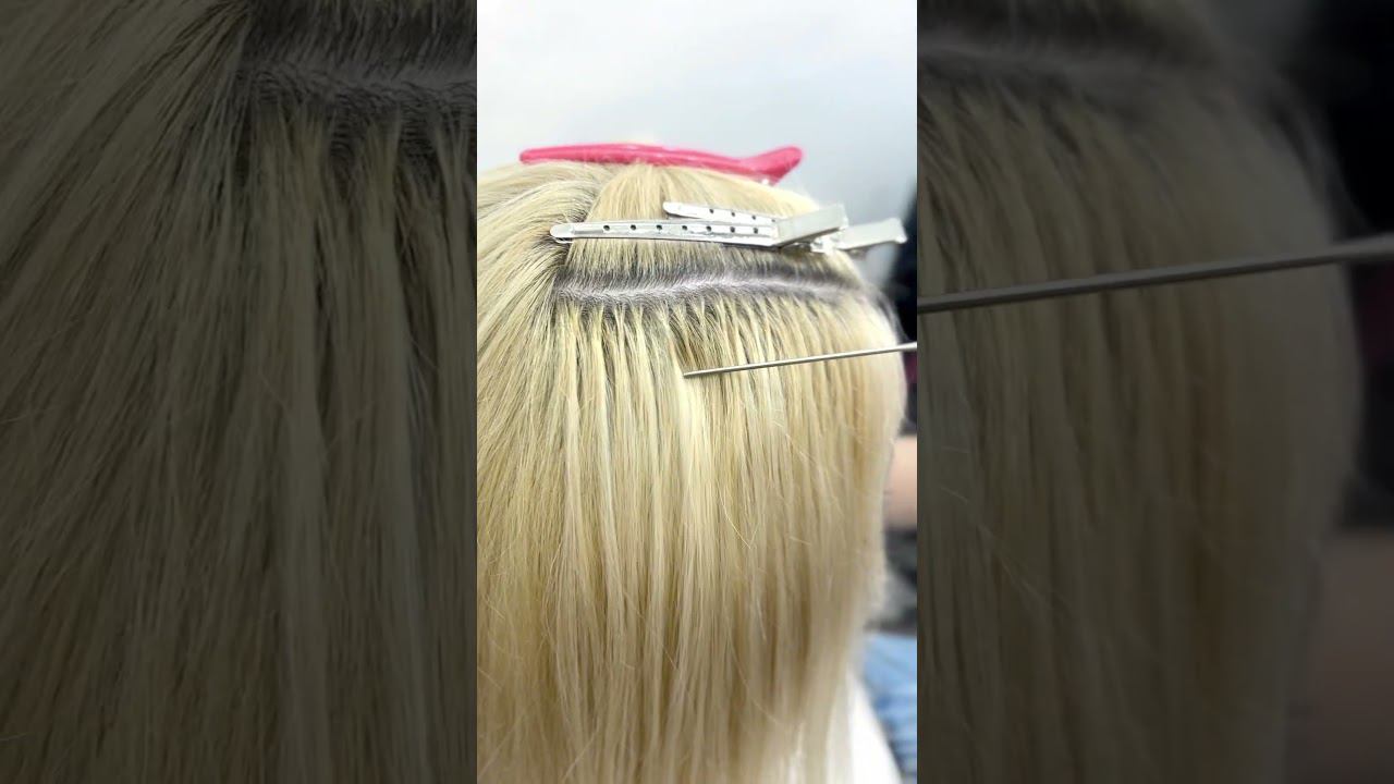 Видеокурс по наращиванию волос в комментариях #наращиваниеволос #обучениенаращиванию #волосы смотреть онлайн