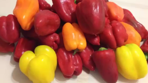 Перцы, как в супермаркете.