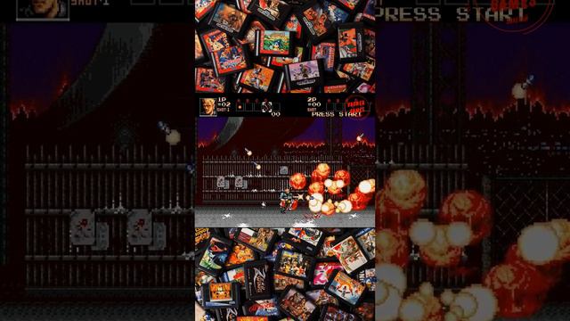 Contra - Hard #ретропонедельник #shorts #sega #segamegadrive2 #shorts