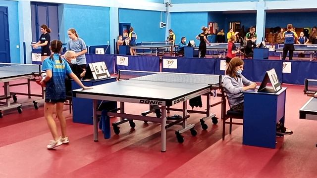 КОРЗУН Vs КРИВОШЕЯ, Чемпионат Украины по настольному теннису 2007 и мл. в Запорожье смотреть онлайн