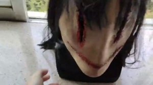 Страшная маска на Хэллоуин