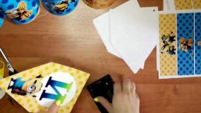 Как собрать гирлянду - растяжку для праздника?