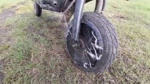 Электросамокат из гироскутера(вариант первый)