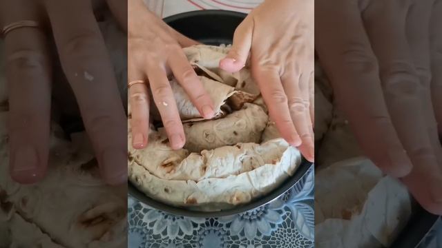 Быстро и вкусно! Вертута с творогом из лаваша