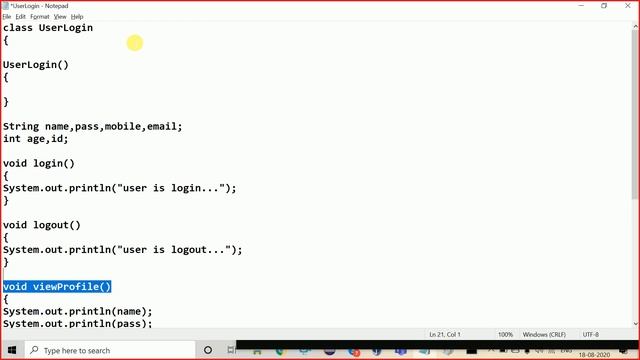 # 22 OOPS  in Java | Object  | Class | Reference Id | Reference Variable  Java Tutorial | Java Basi