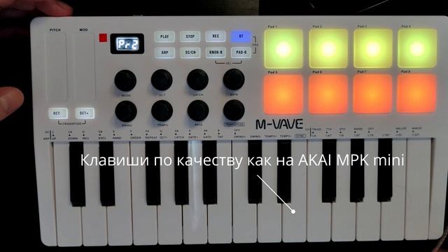 Arturia больше не нужна!? ЛУЧШАЯ БЮДЖЕТНАЯ MIDI-КЛАВИАТУРА С ALIEXPREESS. Обзор M-VAVE SMK25 смотреть онлайн