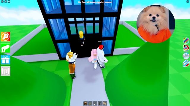 ОББИ В ПОЛ ЭТО ЛАВА ! НОВЫЙ ПОЛ ЭТО ЛАВА ЧЕЛЛЕНДЖ В РОБЛОКС | ROBLOX смотреть онлайн