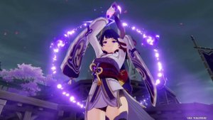 Райдэн повергает Люмин, побег от Райден ру сабы | Райдэн, Тома, Люмин | Муви | Genshin Imapct