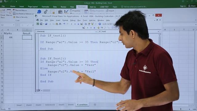 Excel VBA - If Else Statement смотреть онлайн