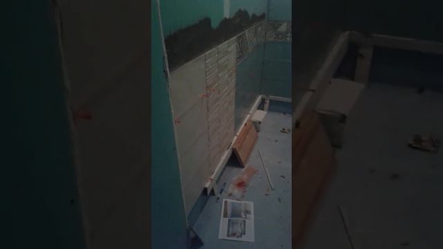 Лепене на плочки в баня върху гипсокартон и ВиК смотреть онлайн