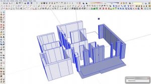 УРОК SketchUp. 2. Чертим планировку