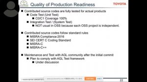 AGL Production Readiness Profile - Mitsuo Date, Toyota Motor Corporation