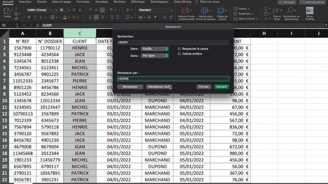 Excel - Comment remplacer des valeurs/textes en grand nombre ? смотреть онлайн
