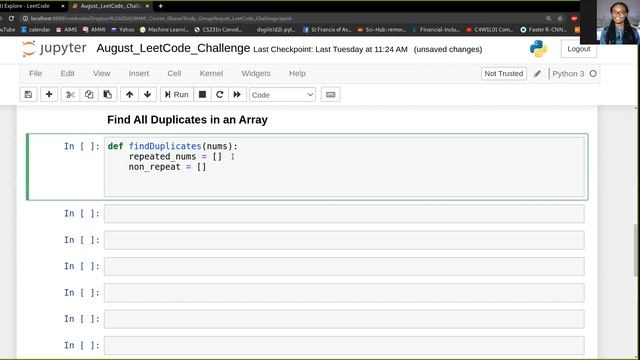 Duplicates Array LeetCode Python смотреть онлайн