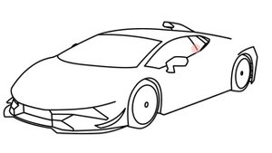 How to draw Lamborghini Huracan Super Trofeo Evo - Как нарисовать Ламборгини Уракан