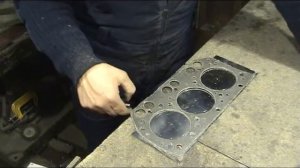 Как сделать прокладку ГБЦ своими руками на японский  мини трактор.