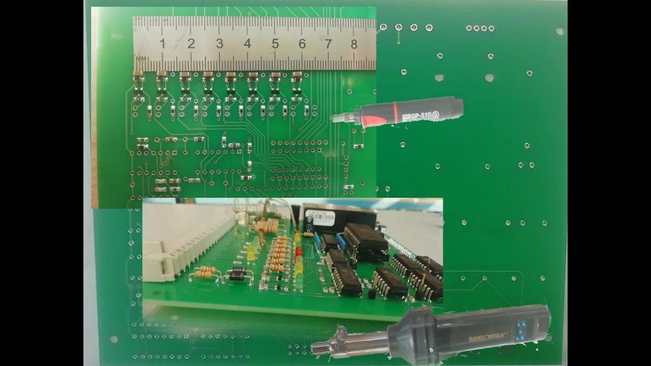 ПАЙКА SMD КОМПОНЕНТОВ ФЕНОМ (ГАЗОВЫМ)