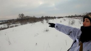 Охота на зайца зимой/лиса меня опередила/тест лыж/январь 2022 Охота на зайца/тест лыж/Январь 2022