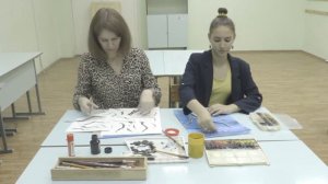 Мастер-класс по рисованию графического пейзажа