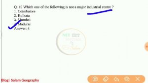 DEC 2018 NTA UGC NET Geography | Total 100 Questions| Answer Key | DEC 2018 Geography Question Pape