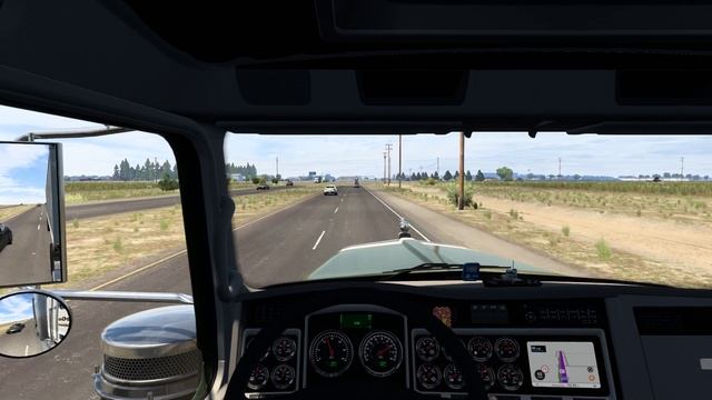 [ATS 1.48] Kenworth W900, from Abilene (TX) to Clovis (NM). Realistic Driving. смотреть онлайн