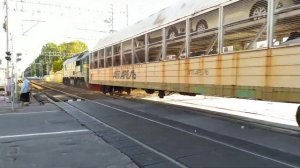 Тепловоз М62-1570 с грузовым поездом