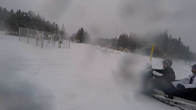 Снегоходная покатушка в окрестностях Коркинских озёр 07.01.2019 смотреть онлайн