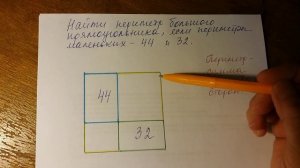 Периметр прямоугольника.