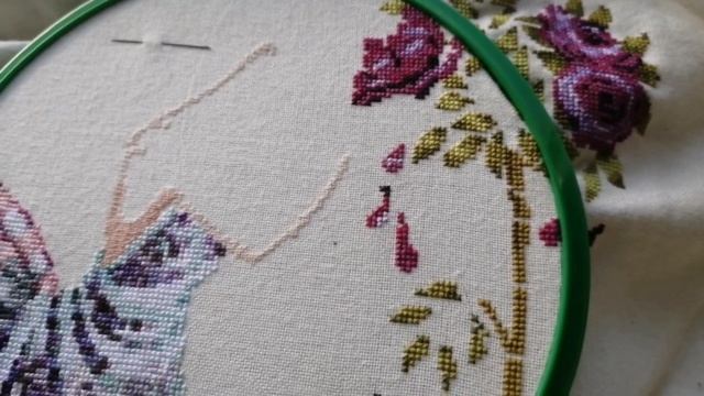 Кривые крестики/впечатления о первой рабочей неделе и вышивка смотреть онлайн