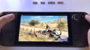 Final Fantasy XV - Steam Deck (512GB model) handheld gameplay
