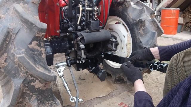 Трехточечная навеска на минитрактор Yanmar Ke-4. (Mitsubishi MT-155). Часть 3. смотреть онлайн