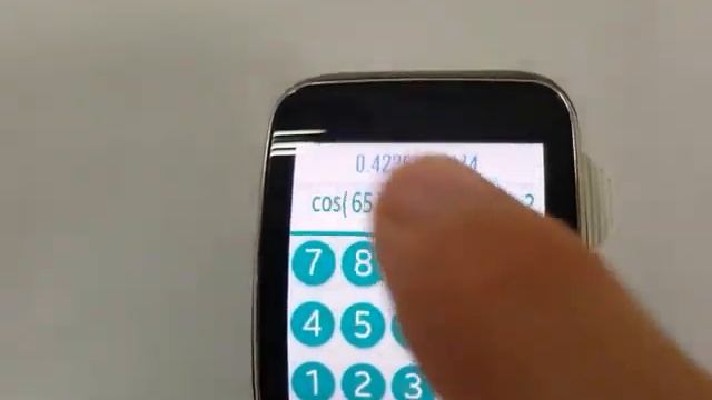 Smart Calculator 2016 aplication For Samsung Gear S смотреть онлайн