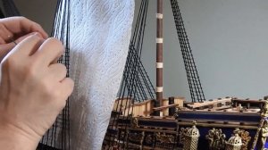 Sovereign of the Seas. Building of the ship model.