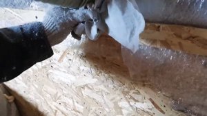 Утепление мансарды "Эковатой"