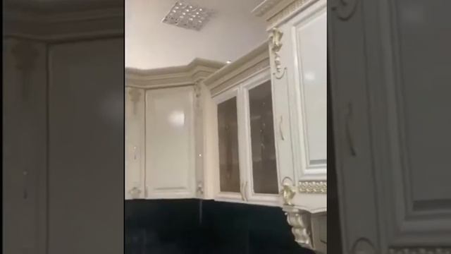 Кухня Флавия угловая Бежевый глянец ЭдРум смотреть онлайн