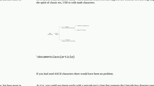 Unicode character not set up for use with LaTeX error
