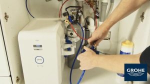 Замена фильтра Grohe Blue