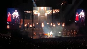 Andrea Bocelli and 10-year-old daughter Virginia perform a spellbinding version of “Hallelujah.”