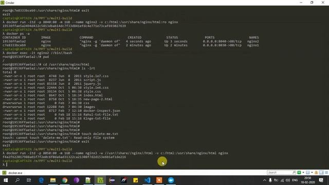 Devops Docker - 6 - Docker cli commands | Playing with Containers | Tutorial Series | Rahul Kinge смотреть онлайн