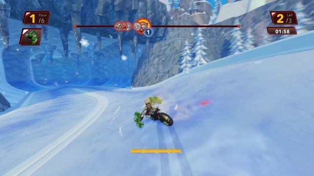 Rocket Raccoon Race Game on Ice Speedway смотреть онлайн