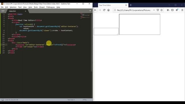 Cara Membuat RealTime HTML / PHP Editor || Free Source Code #PloKoding1