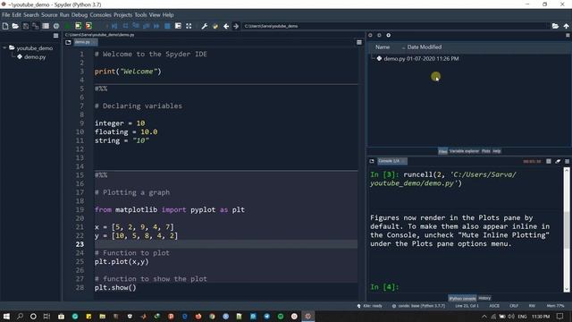 Introduction to Spyder | Spyder Tutorial For Beginners | Spyder 4 latest features смотреть онлайн
