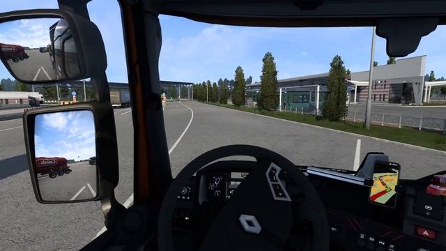 ETS2 Heavy Cargo with Renault T [Russia to Finland] POV смотреть онлайн