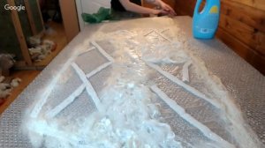 FELTING & ВАЛЯНИЕ: Wet Felted scarf. Валяем палантин. Мокрое валяние, префельт, нунофелтинг.