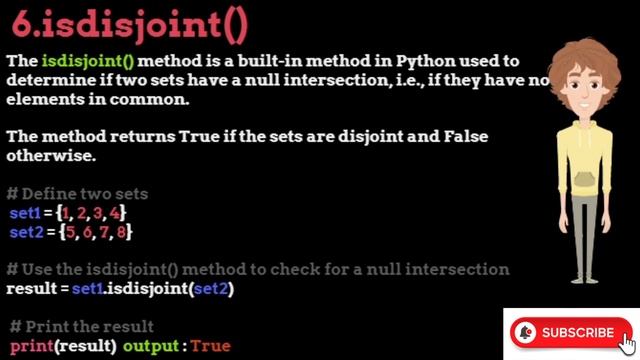 Python Sets смотреть онлайн