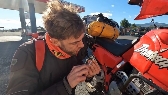 Border Crossing France with ANOTHER PROBLEM of my Honda Dominator 650 Adventure Motorcycle! /25 смотреть онлайн